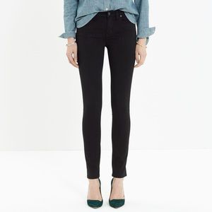 High rise Madewell black jeans in great condition!